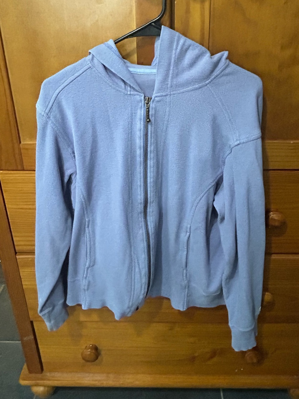 Women's Light Purple Hooded Zip Jacket - vintage Columbia